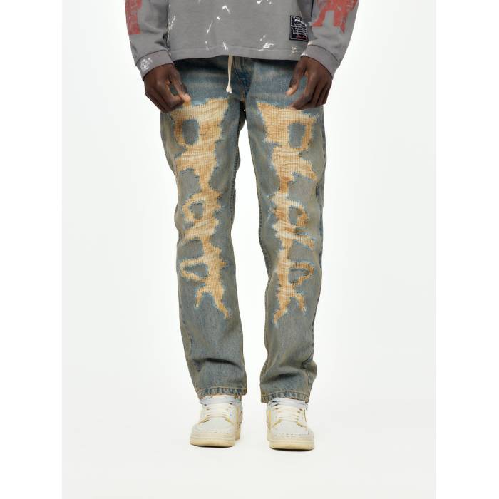 Rrr123 【 Fathers Garden ヘリウム Rose 1 Mens Light Indigo 】 Rose さくら色 メンズ 藍色・インディゴ