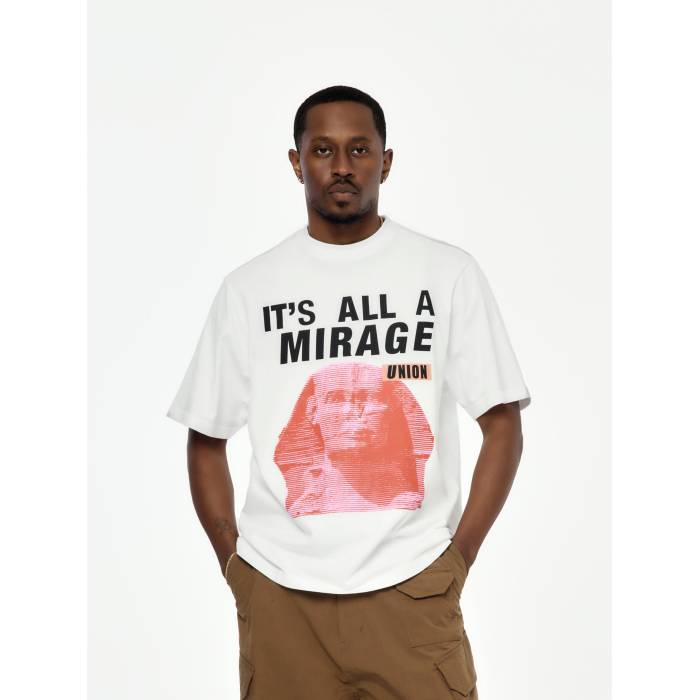 Union Los Angeles 【 Mirage Tee Mens Cream 】 Tシャツ メンズ クリーム