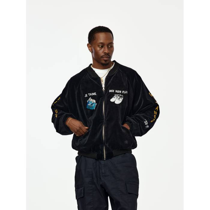 Paly 【 Serge Souvenir Jacket Mens Black 】 Jacket 上衣 メンズ 黒いこと 黒いこと