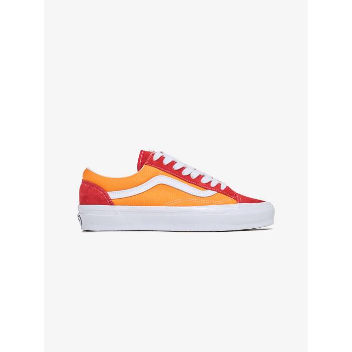 ヴァンズ Vans 【 U Lx Old Skool 36 Mens Racing Red/Oriole 】 メンズ Red 赤・赤いこと