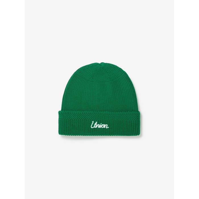 Union Los Angeles 【 Union Script Watch Cap Mens Green 】 Union ユニオン スクリプト Watch ウォッチ・時計 キャップ 帽子 メンズ green 緑・グリーン