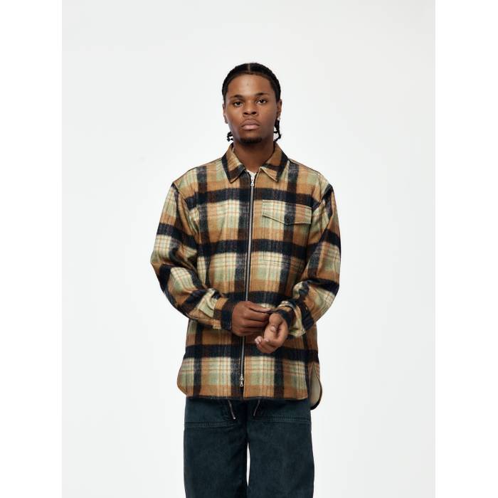 Dries Van Noten 【 Croomson Bis 2226 M.w.shirt Mens Ocre 】 メンズ