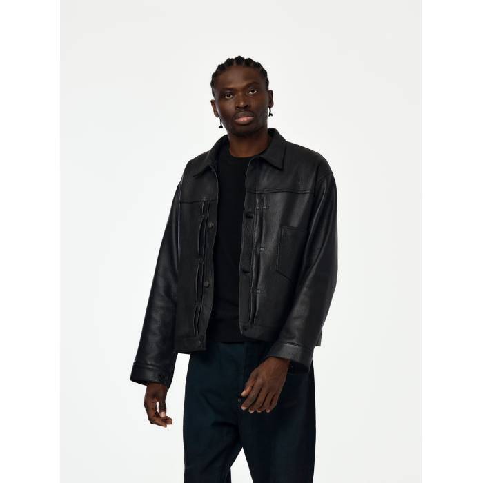 A.presse 【 X Union 1St Type Leather Jacket Mens Black 】 Union ユニオン レザー Jacket ジャケット メンズ 黒色 ブラック｜スニケス