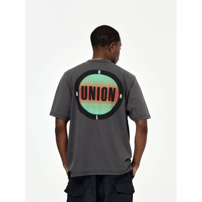 Union Los Angeles 【 Emblem Tee Mens Vintage Black 】 Tシャツ メンズ vintage ビンテージ・ヴィンテージ 黒色 ブラック