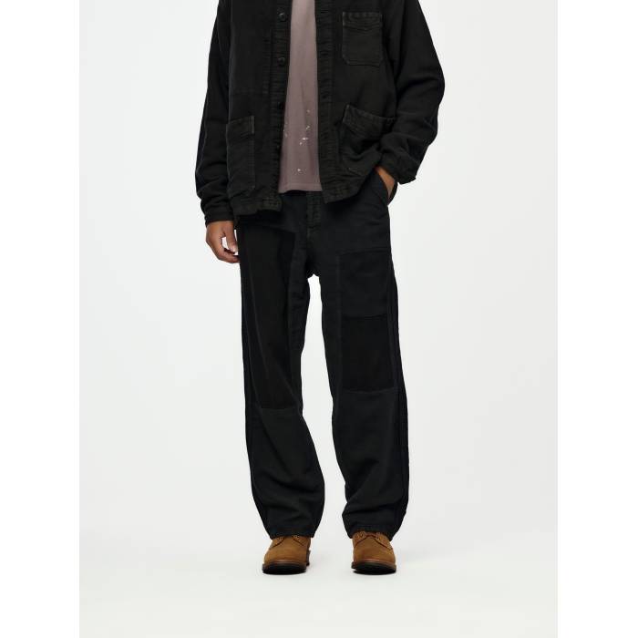 ビズビム Visvim 【 Pastoral Pants Moleskin Mens Dmgd Black 】 メンズ 黒いこと 黒いこと
