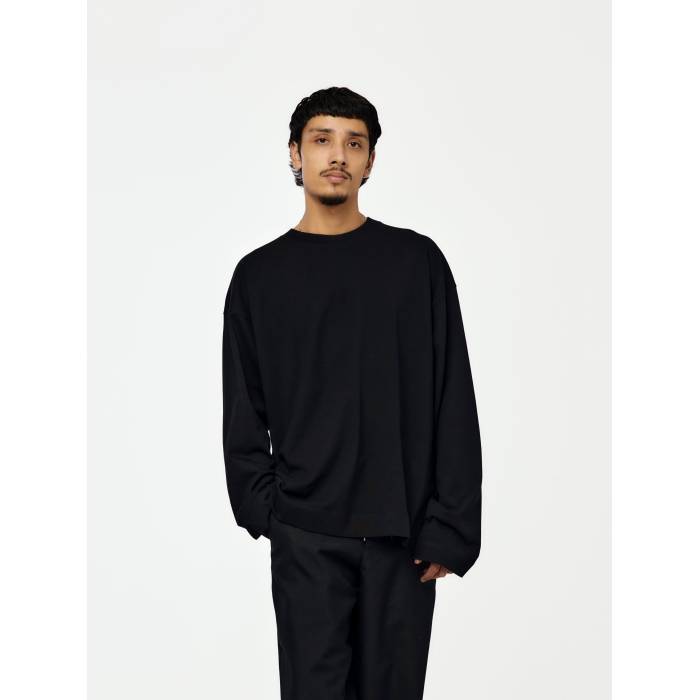 Dries Van Noten 【 Hegland 2603 M.k. Ls T-Shirt Mens Black 】 Tシャツ メンズ 黒色 ブラック｜スニケス