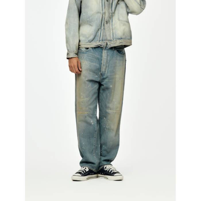 A.presse 【 No.37 Washed Wide Denim Pants Mens Bleach 】 デニム メンズ 164,850円