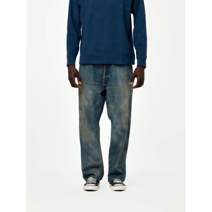 A.presse 【 No.37 Washed Wide Denim Pants Mens Indigo 】 デニム メンズ 藍色・インディゴ
