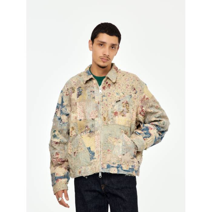 楽天市場】Kapital 【 Ma-1 Crack Leather Sham Bomber Jacket Men