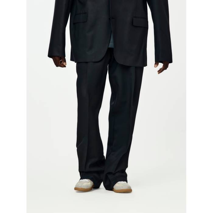 メゾンマルジェラ Maison Margiela 【 Wool Mohair Trousers Mens Midnight Blue 】 メンズ 青色 ブルー