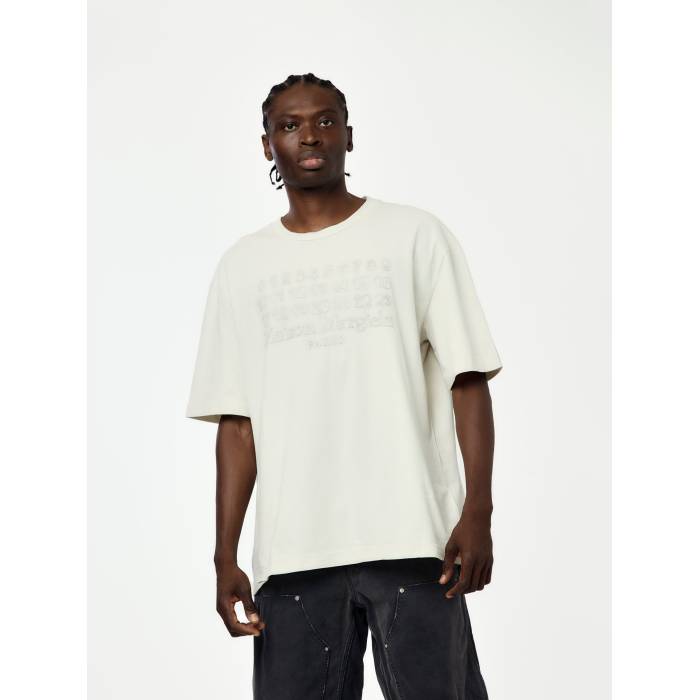 メゾンマルジェラ Maison Margiela 【 Cotton Jersey T-Shirt Mens Ecru 】 ジャージ Tシャツ メンズ