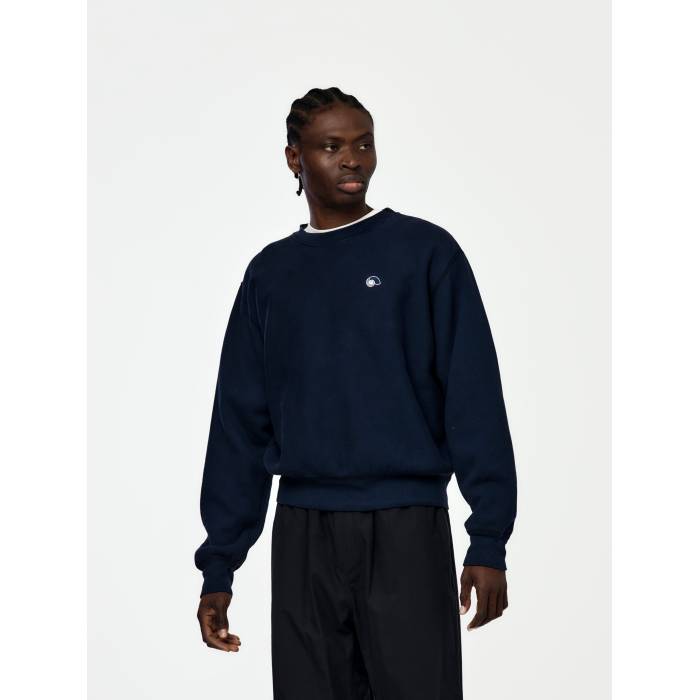 Aaron Levine 【 Crewneck Sweatshirt Mens Navy 】 スウェット トレーナー メンズ 紺色 ネイビー