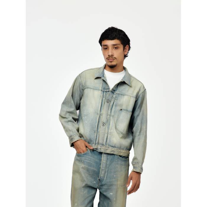 A.presse 【 1St Type Denim Jacket Mens Bleach 】 デニム Jacket ジャケット メンズ｜スニケス