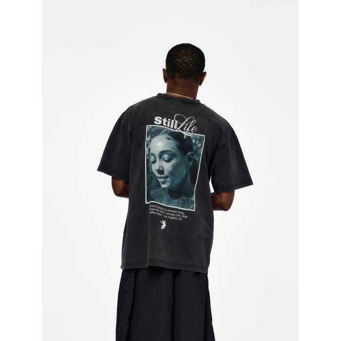 Union Los Angeles 【 Still Life Tee Mens Vintage Black 】 Tシャツ メンズ vintage ビンテージ・ヴィンテージ 黒色 ブラック