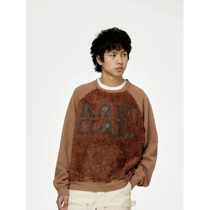 Kapital 【 30/-Swtxfur Grizzly Swt Mens Light Brown 】 メンズ 赤銅色 赤銅色