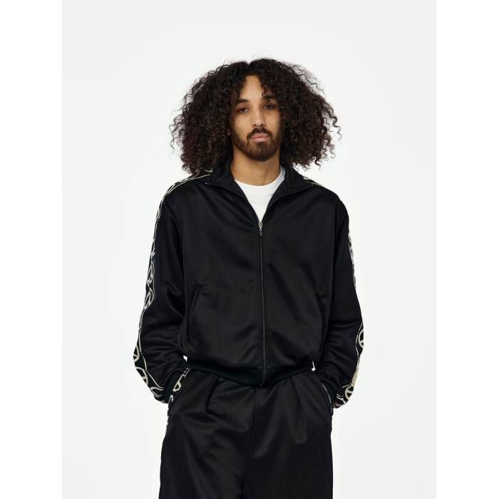 Kapital 【 Smooth Jersey Th D.d Track Jacket Mens Black 】 スムース ジャージ トラック Jacket ジャケット メンズ 黒色 ブラック