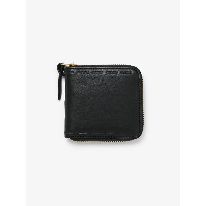 ビズビム Visvim 【 Leather Bi-Fold Wallet Mens Black/Black 】 レザー Wallet ウォレット・財布 メンズ 黒色 ブラック