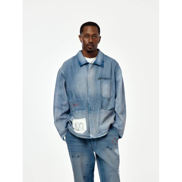 Paly 【 Holy City Work Shirt Mens Blue 】 シティ メンズ 青色 ブルー