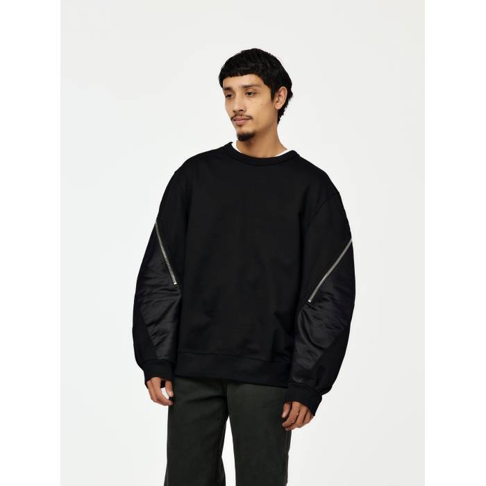 Dries Van Noten 【 Hando 2611 M.k. Sweater Mens Black 】 調教師 メンズ 黒いこと 黒いこと