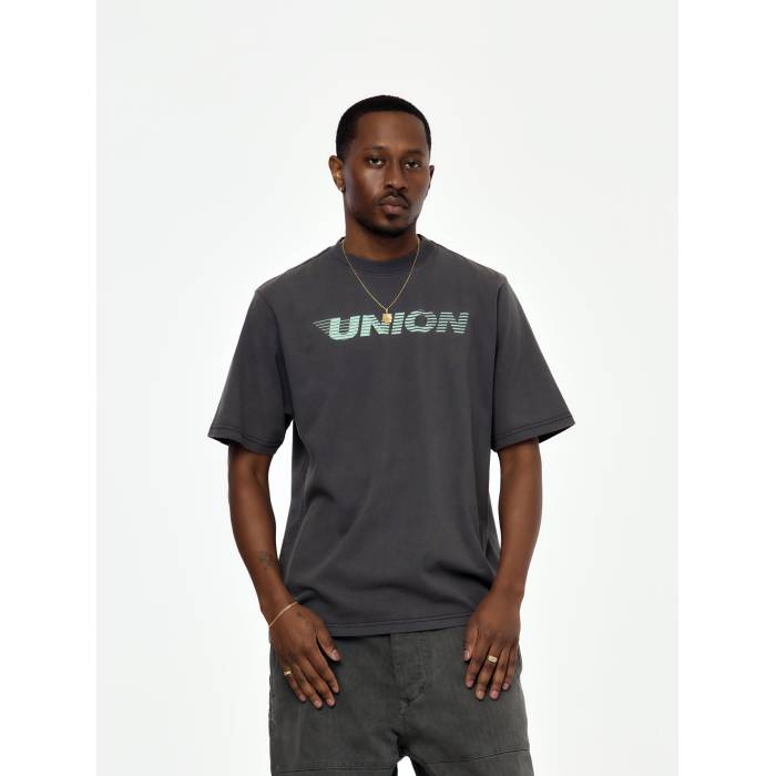 Union Los Angeles 【 Division Tee Mens Vintage Black 】 Tシャツ メンズ vintage ビンテージ・ヴィンテージ 黒色 ブラック