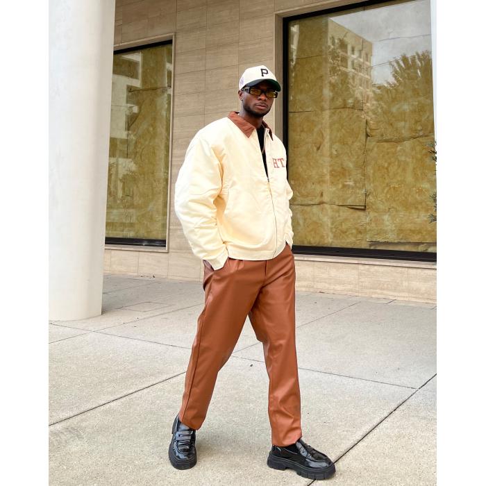 Xxiii 【 Mykel Leather Pants Mens Tan 】 レザー メンズ