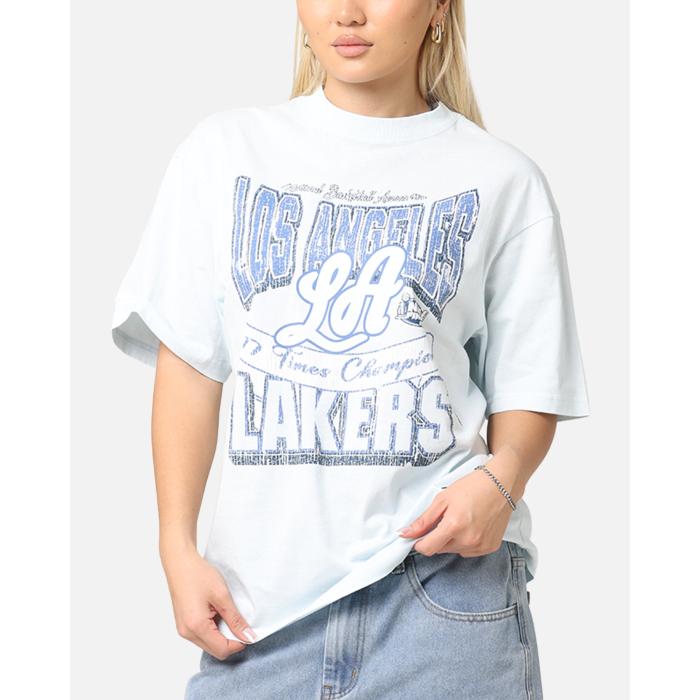 BLACKPINK NBA レイカーズコラボ　Tシャツ メンズ Mitchell & Ness x BLACKPINK ブラック ロサンゼルス