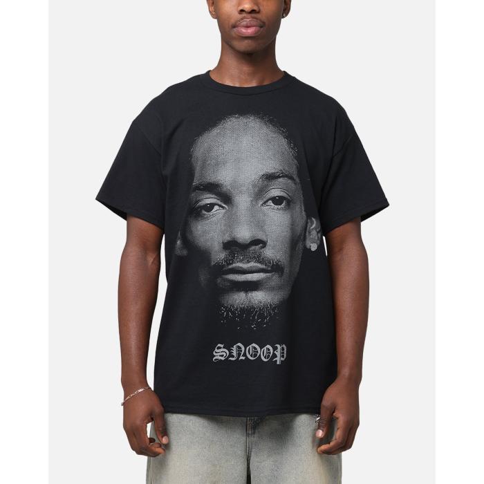 Snoop Dogg 【 Big Face T-Shirt Mens Black 】 ティーシャツ メンズ 黒いこと 黒いこと