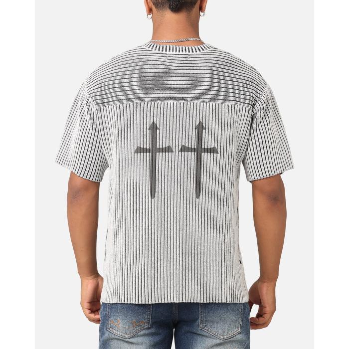 Saint Morta 【 Knitted Football Jersey Mens Grey 】 フットボール ジャージ メンズ 灰色 グレー
