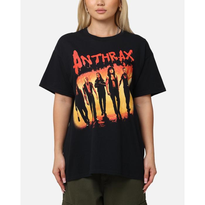 Anthrax 【 Coney Island T-Shirt Womens Black 】 Tシャツ レディース 黒色 ブラック｜スニケス