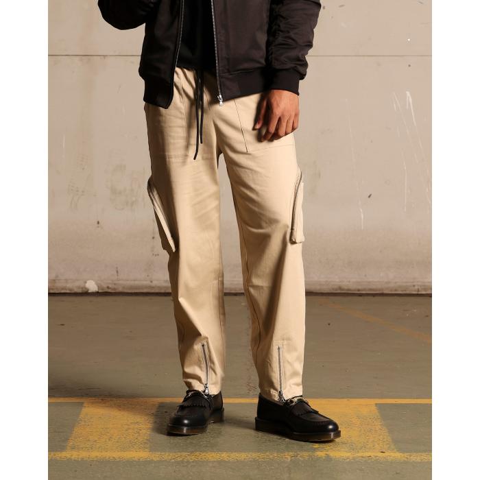 Saint Morta 【 Gallery Zip Cargo Pants Mens Stone 】 積貨委託貨物 メンズ