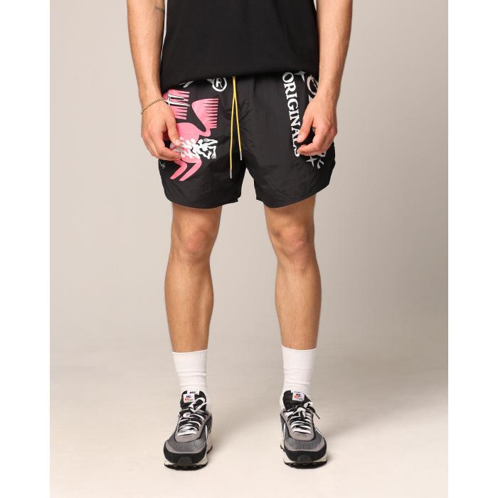 Loiter 【 Rodeo Walk Shorts Mens Black 】 ウォーク さる股引き メンズ 黒いこと 黒いこと