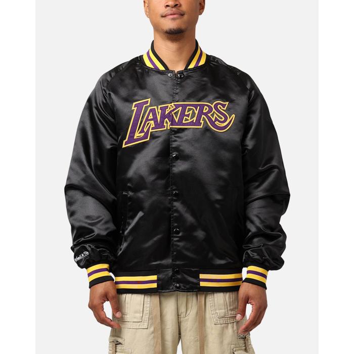 楽天市場】レイカーズ スタジャン メンズ ジャケット Mitchell & Ness
