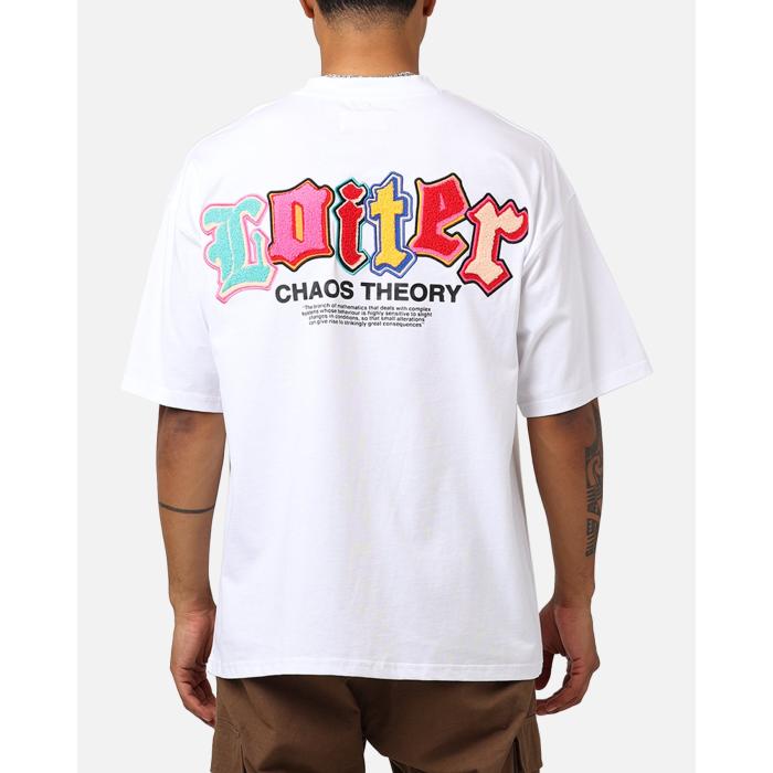 Loiter 【 Chaos Theory T-Shirt Mens White 】 ティーシャツ メンズ 白いこと 白いこと