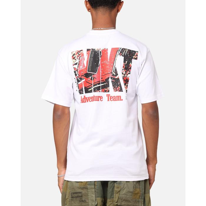 Market 【 Adventure Team T-Shirt Mens White 】 Team 野球クラブ ティーシャツ メンズ 白いこと 白いこと