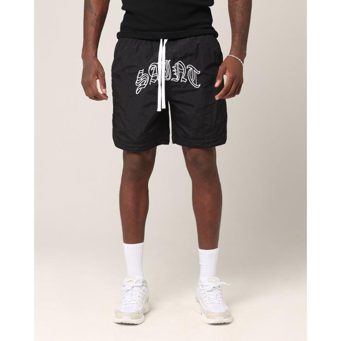 Saint Morta 【 Lucius Shorts Mens Black 】 さる股引き メンズ 黒いこと 黒いこと