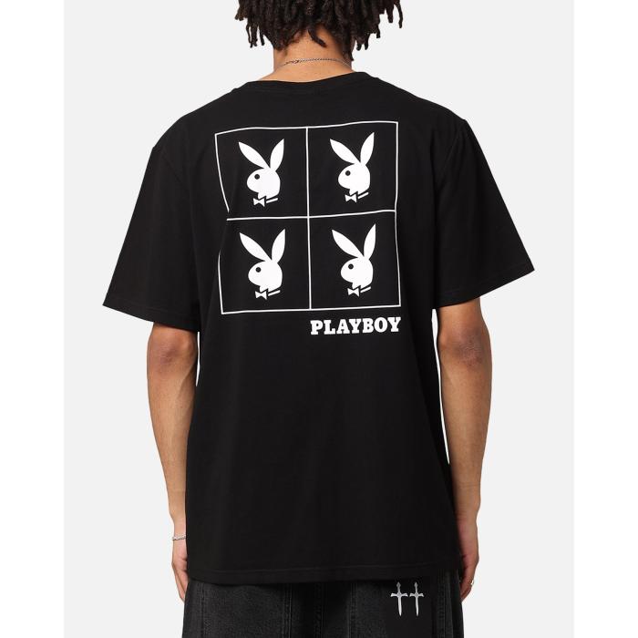 Playboy 【 Rdh Squared T-Shirt Mens Black 】 ティーシャツ メンズ 黒いこと 黒いこと
