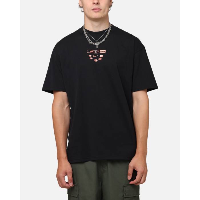 ナイキ Nike 【 Sportswear Max90 Air Max Day 2 T-Shirt Mens Black 】 マックス プルオーバー メンズ 黒いこと 黒いこと