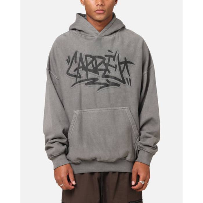 Carre 【 Tagged Hoodie Mens Washed Charcoal 】 フーディー パーカー メンズ チャコール