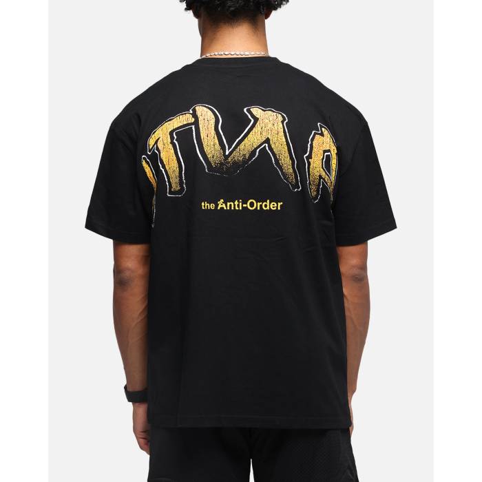 The Anti Order 【 Anti Collegate Boxy T-Shirt Mens Black 】 プルオーバー メンズ 黒いこと 黒いこと
