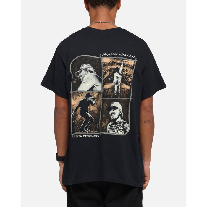 Morgan Wallen 【 I'm The Problem T-Shirt Mens Black 】 Tシャツ メンズ 黒色 ブラック