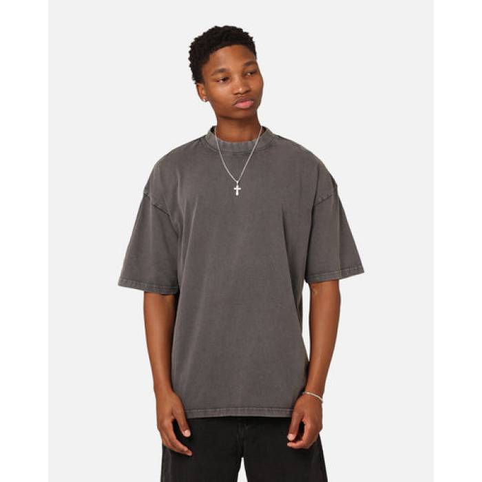 Culture Kings 【 Oversized Blank T-Shirt Mens Washed Charcoal 】 プルオーバー メンズ 暗灰色