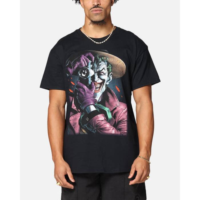 Goat Crew 【 X Dc Batman The Killing Joke T-Shirt Mens Black 】 DC ディーシー ティーシャツ メンズ 黒いこと 黒いこと
