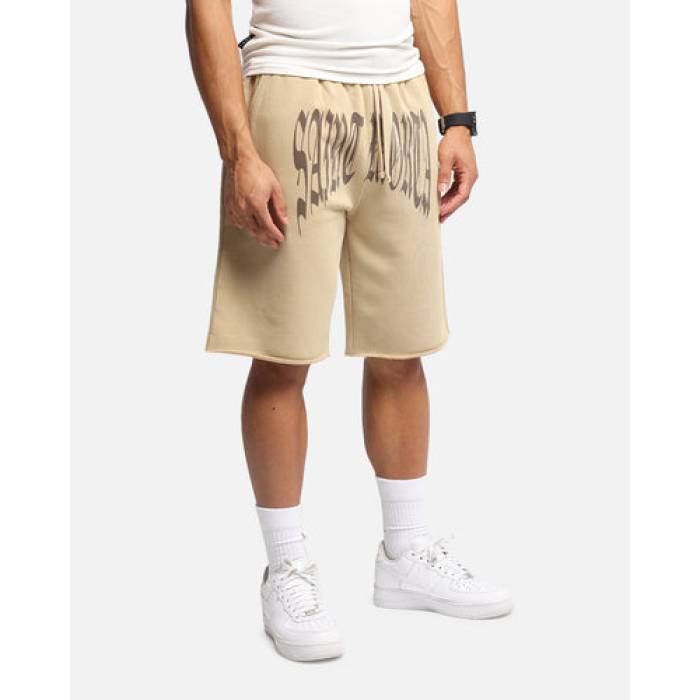 Saint Morta 【 Vill Park Sweat Shorts Mens Pigment Stone 】 運動場 Sweat 汗水 さる股引き メンズ