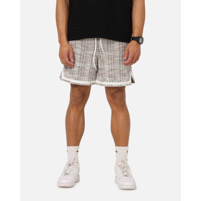 Xxiii 【 Textured Ball Shorts Mens Brown/Cream 】 さる股引き メンズ 赤銅色 赤銅色 皮膚軟化剤