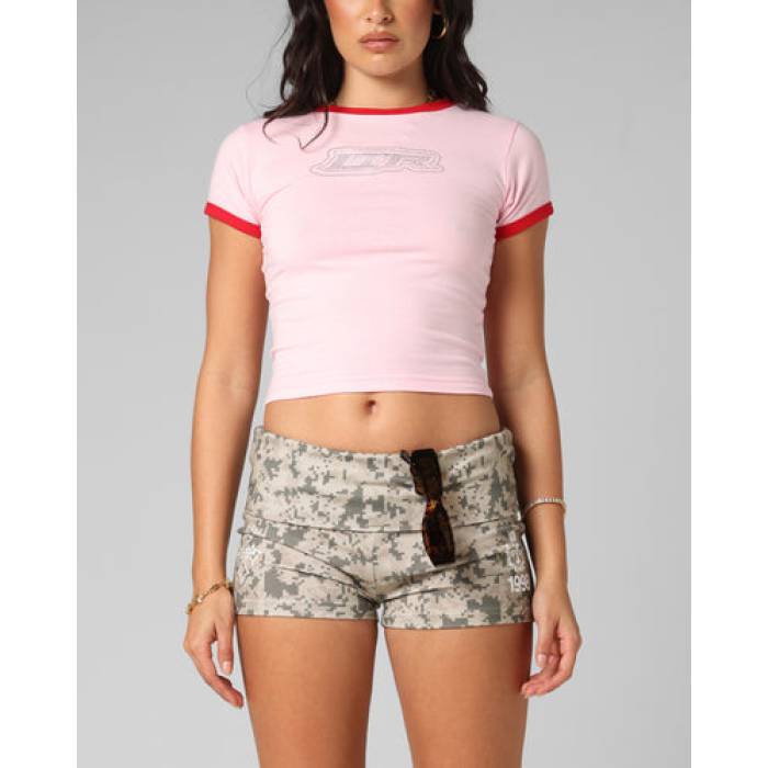 Loiter 【 Checkpoint Baby T-Shirt Womens Pink 】 Tシャツ レディース pink ピンク