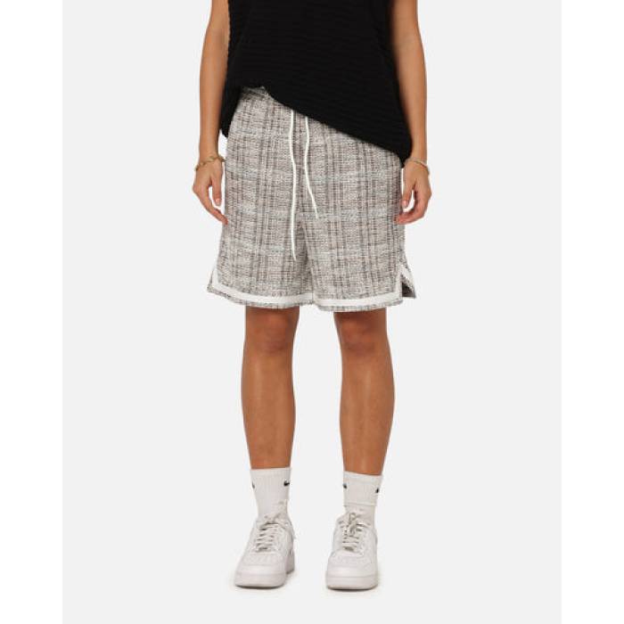 Xxiii 【 Textured Ball Shorts Womens Brown/Cream 】 さる股引き レディース 赤銅色 赤銅色 皮膚軟化剤