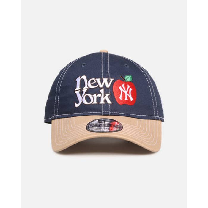 ニューエラ New Era 【 New York Yankees ' Big Apple' 9Twenty Strapback Mens Blue/Tan 】 ヤンキース メンズ 青色 ブルー