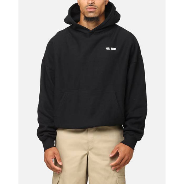 Full Send 【 Premium Hoodie Mens Black 】 Premium プレミアム フーディー パーカー メンズ 黒色 ブラック