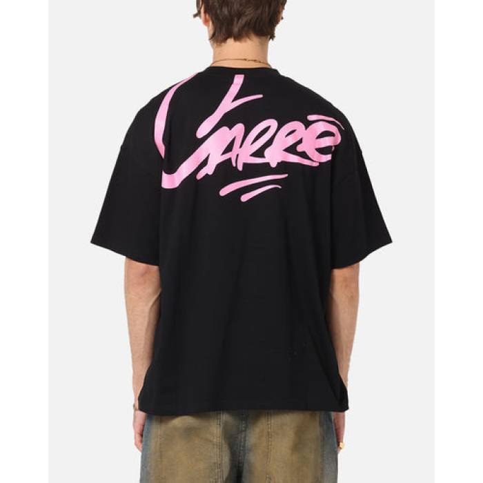 Carre 【 Graffiti T-Shirt Mens Black/Pink 】 プルオーバー メンズ 黒いこと 黒いこと pink サクラ色