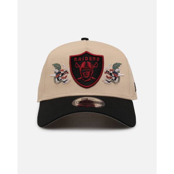 ニューエラ New Era 【 Las Vegas Raiders 'Dragon Collection' 9Forty A-Frame Snapback Mens Black/Oak 】 ベガス レイダース Snapback スナップバック バッグ メンズ 黒色 ブラック｜スニケス